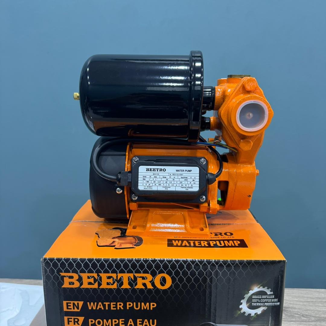 POMPE A EAU BEETRO BE0132 370W 0.5HP 35L Par Min MAX-HEAD 30m AVEC AUTO SERVO